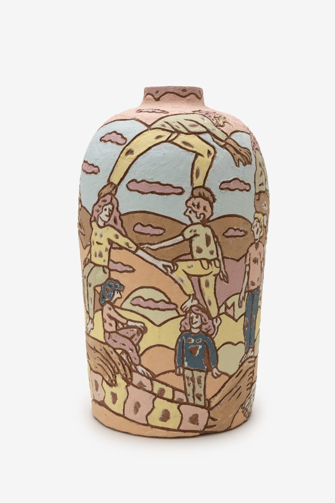 Les acrobates - ceramic - Laure Masson