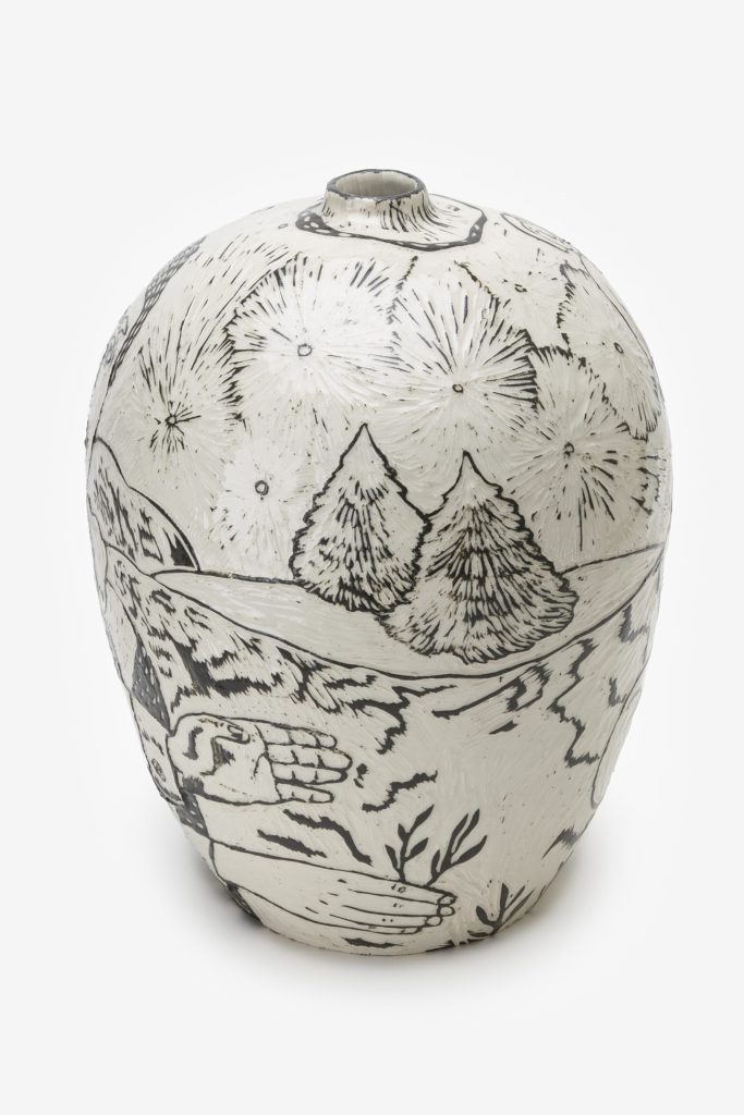 Au grès de la nuit - ceramic - Laure Masson