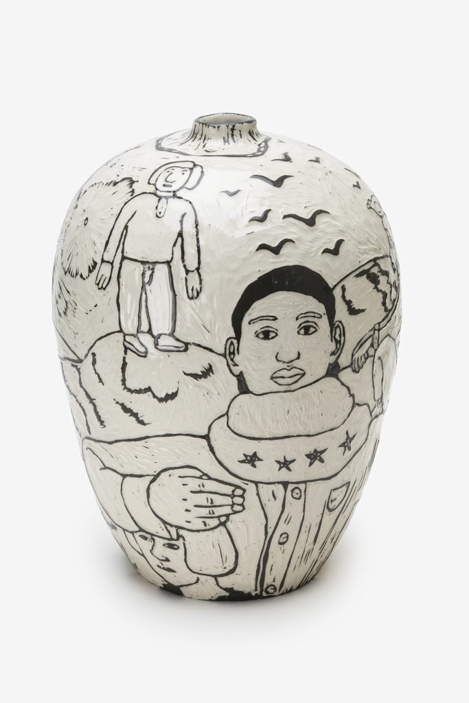 Au grès de la nuit - ceramic - Laure Masson